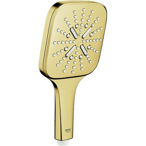 Grohe Rainshower SmartActive Cube - Handbrause 130 9,5 l/min, 3 Strahlarten, Cool Sunrise gebürstet 26582GN0 (1/2)