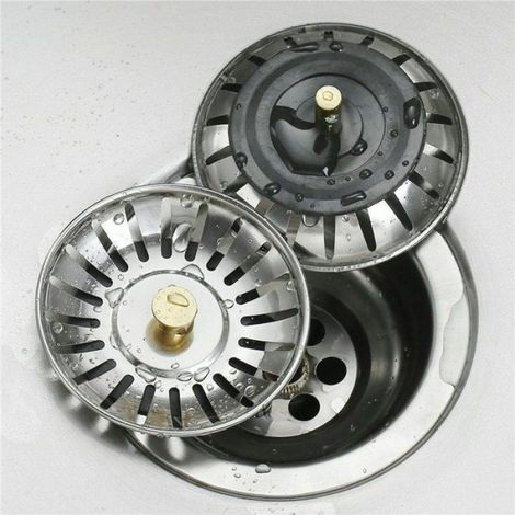 Bouchon Évier - Acier Inoxydable 304 - Diamètre 80 mm - Anti-Corrosion - Lot de 2 (1/4)