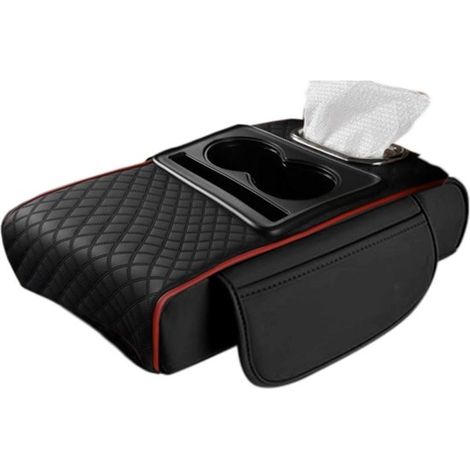 Caja de almacenamiento para reposabrazos de coche, cojín para reposabrazos de consola central para coches y camiones (1/5)