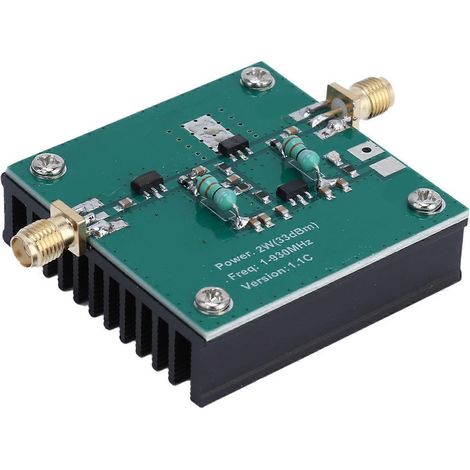 Amplificateur RF à large bande, module à large bande basse consommation, connecteur SMA standard, 1–930 MHz, 2,0 W (1/4)