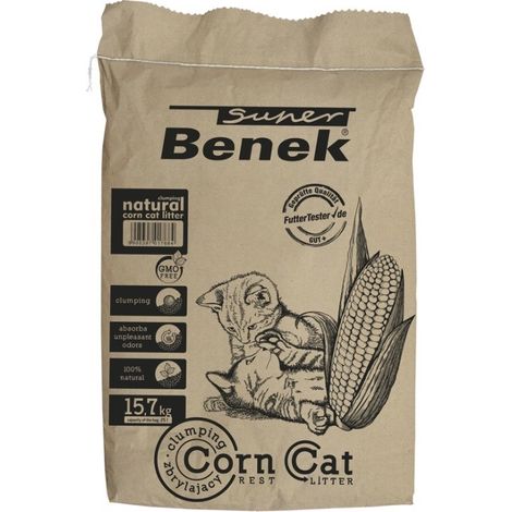 Sabbia per Gatti Super Benek Super Benek CORN 25 L