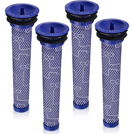4 Filtres Pré-Moteur,Lavable,Compatible Dyson V6 V7 V8,Accessoires Aspirateur,Maison (1/5)