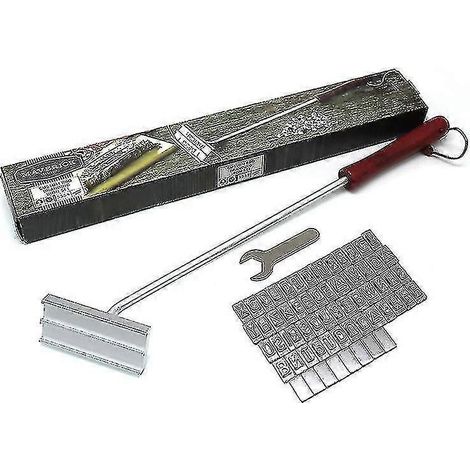 English Letter Long Handle Barbecue Grill Branding Tool