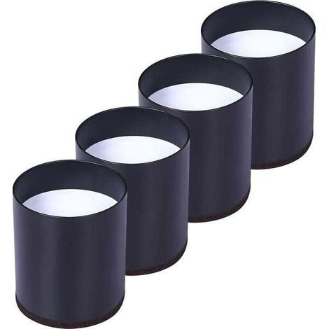Bettbeinerhöhungen, 4er-Set, Kohlenstoffstahl, Möbelfüße erhöhen die Höhe um 5 cm, Tragkraft 4536 kg, Tisch-, Stuhl- oder Sofafüße, platzsparend für Büro und Schlafzimmer (1/5)