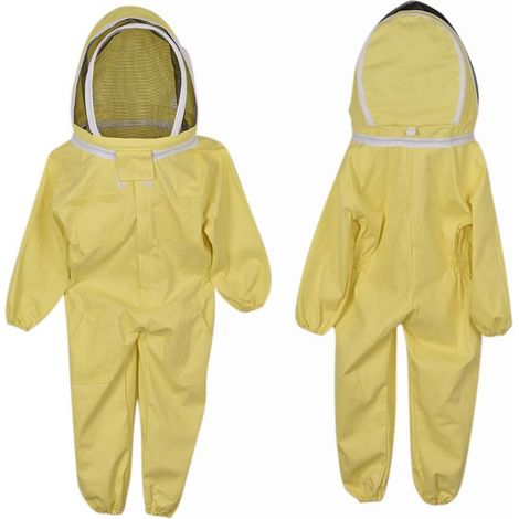 Imkerkleidung für Kinder – Imkerkleidung für Kinder, professionelle Imker-Schutzkleidung, Bienenhaus-Besucher-Schutzausrüstung für Kinder (L)