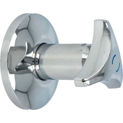 tecuro Hahnoberteil Sanitäroberteil 1/2 Zoll, mit Griff und Rosette, für Unterputz-Ventile - blau (1/5)