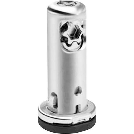 pie nivelador rekord tech h25 b/red.  regulable 10mm max. base redonda.