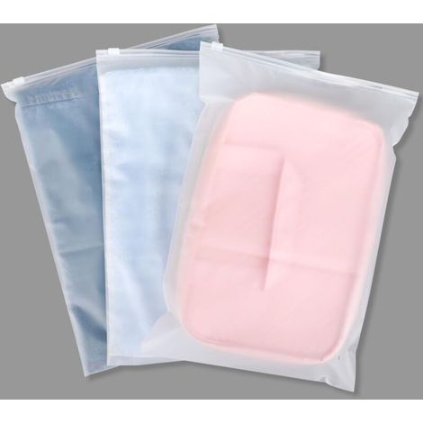 Sacs de rangement vêtements 50 pièces 25x35cm – Pochette plastique zippée avec trous de ventilation – Écologique et durable