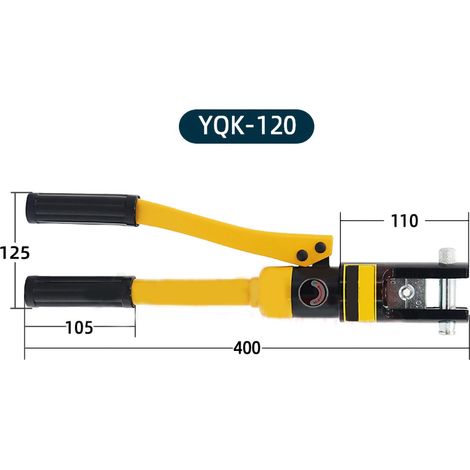 à sertir hydraulique manuelle pour cosses en acier avec