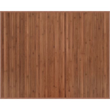 Tapis de sol,Tapis rectangulaire marron 80x100 cm bambou CFW655198 (1/5)