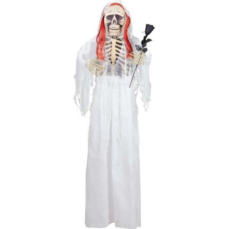 Décoration à Suspendre Squelette Mariée pour Halloween et les soirées à thème. Des costumes de squelettes, terreur, morts vivants