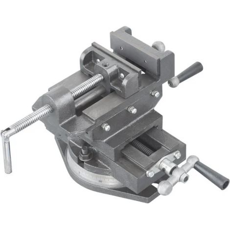 Fervi 0188/125G Morsa a croce 120 mm con girevole
