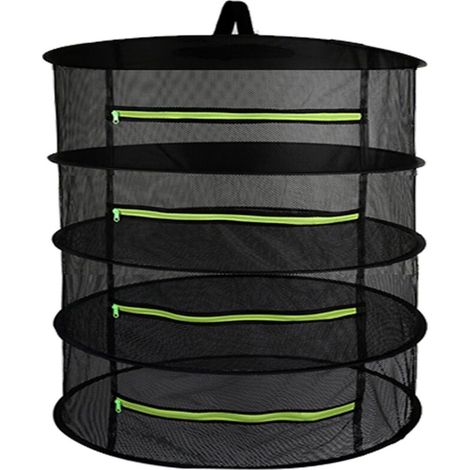 Panier suspendu 4 couches avec zip pliable à sec 800 mm (1/5)