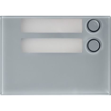 Modulo frontale con 2 pulsanti di chiamata Alpha Grigio Urmet 1168/12G