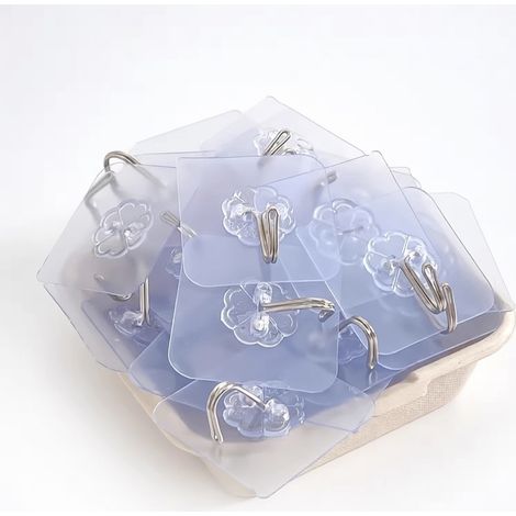 Portavasos de Pared Multifunción Transparente Reforzado(Transparente 10 (1/5)