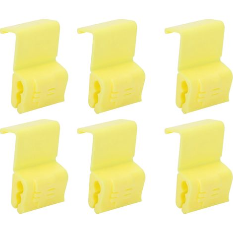 210pcs connecteurs rapides à visser, cosses électriques à verrouillage, type femelle, jaune, pour câblage rapide et fiable (1/5)