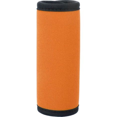 Housse souple en néoprène pour poignées de porte de voiture, étiquettes de voyage pour valise (orange) (1/5)
