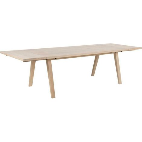 Mesa Norsica Albene 101 , 75x95x200cm, Alargamiento, Chapa de madera natural, Madera
