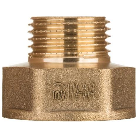 Messing Reduzierstück 1/2"x3/8" weiblich/männlich