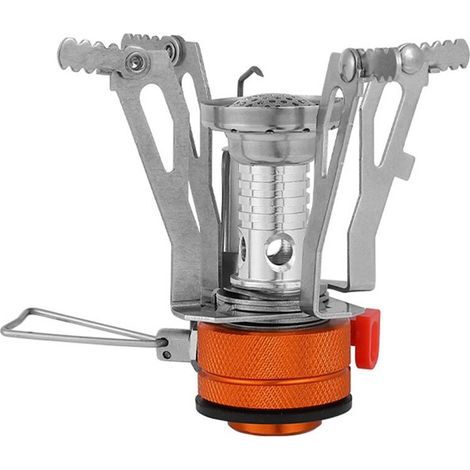 Camping mini réchaud intégré avec allumage électronique portable pour pique-nique extérieur B (1/5)