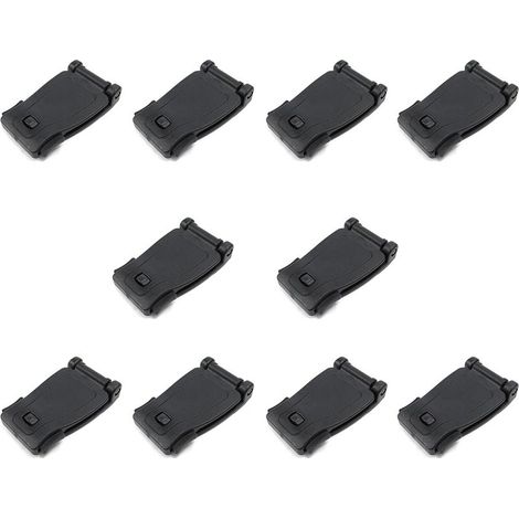 Molle-Clip – Befestigungsclip für Gurtbänder bis 30 mm Breite – Molle-kompatibles Zubehör – 10er-Packung (1/5)