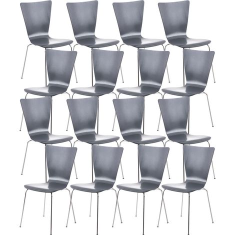 Lot de 16 chaises Aaron Gris (1/5)