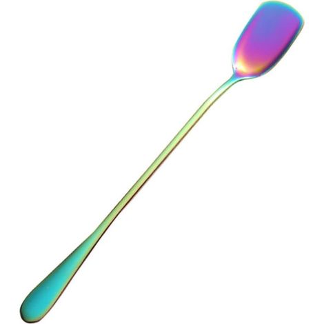 SHOWERORO Cuillères à Glace Mélanger Cocktail Réutilisables en Acier (1/5)