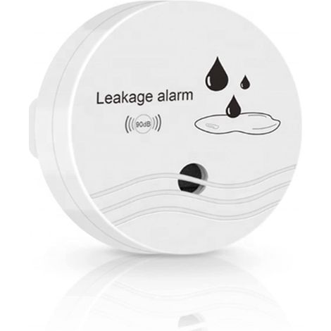 Wasserleckdetektoren, 100 dB für Keller, Badezimmer, Waschküchen, Küchen, Garagen und Dachböden, batteriebetriebene Wasseralarme (Batterien im Lieferumfang enthalten) (4er-Pack)