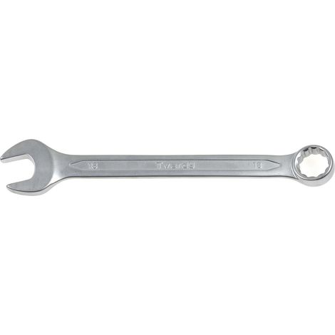 Clé plate finition satinée 16 mm CRV - CS DIN3113A(10/120) (1/2)
