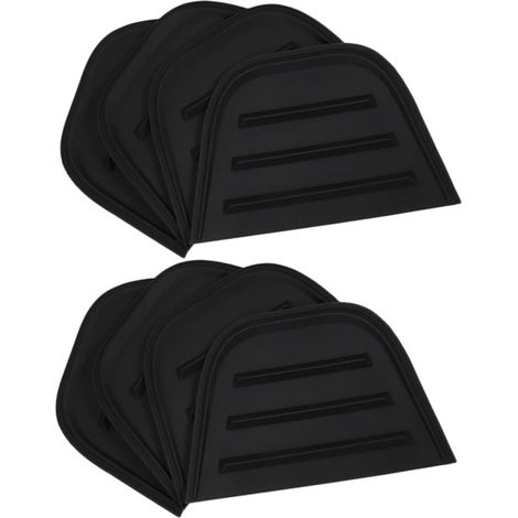 8 protège-coins de transport PVC noir pour cadres photo (1/5)