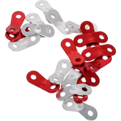 20 Pieces Alloy Outdoor Fixing Buckle for Tent Ropes Guy Line Tensioner for Outdoor Activities Camping Hiking (1/5)