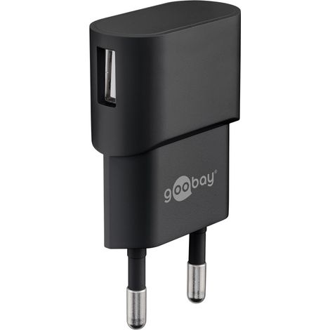 GOOBAY USB-Lader 44947, 1 A, 5 W, schwarz (1/4)