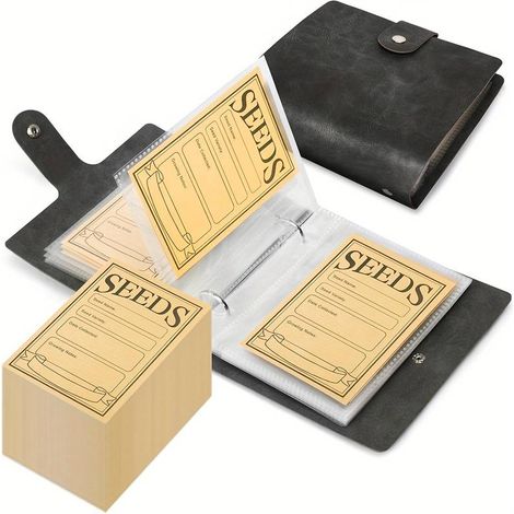 Ein Set zur Aufbewahrung und Organisation von Gartensamen, bestehend aus 50 selbstverschließenden Samentüten und 25 Aufbewahrungsfächern, ist ein wunderbares Geschenk zum Muttertag, Geburtstag und and (1/5)