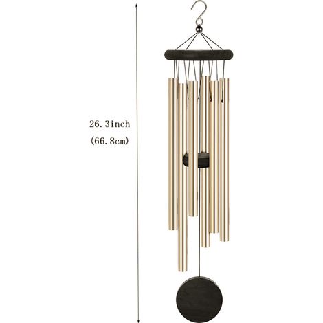 Carillon à Vent avec Son Apaisant Et Relaxant,Carillon à Vent,Carillons éoliens Extérieur Intérieur,pour Maison, Jardin, Cour, Balcon, Décoration Intérieure