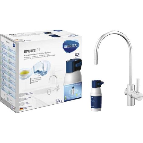 Brita mypure P1 sistema di filtrazione acqua blu bianco (1/5)