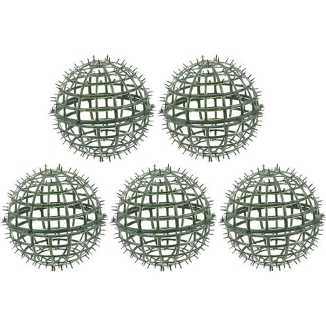 Stück Gartenball Stützrahmen aus Kunststoff Grün Einfache