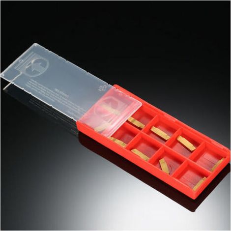 Ulisem Plaquettes En Carbure De Tungstene, Pour Outil De Coupe De Rainurage De Tour Mgehr / Mgivr, 10Pcs (1/3)