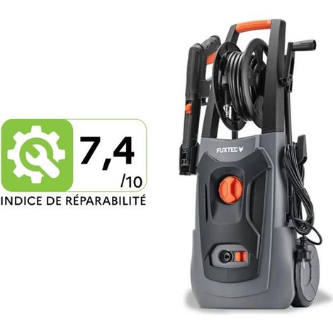 Nettoyeur Haute Pression FUXTEC FX-HDR1800 - 1800W, 130 bars, 420 L/h, buse réglable, tuyau 6m, réservoir détergent (1/5)