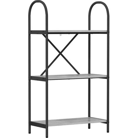 Maison Exclusive - Bücherregal Graues Sonoma 60 x 30 x 109 cm Hol