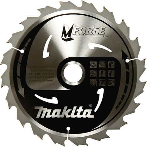 Lame de scie Makita M-FORCE 170x30x24Z (1/2)