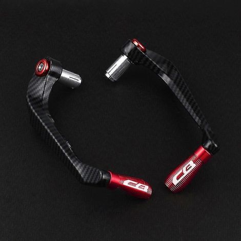Protège-poignées de guidon, protège-leviers de frein et d'embrayage pour motos Honda CB125R, CB300R, CB190R, CB150R, CB1100RS, CB650F et CB650R - Rouge