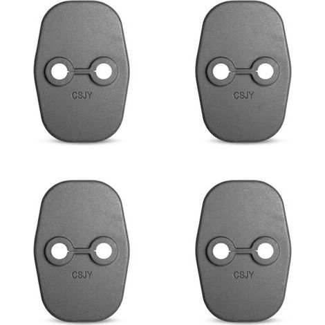Türschloss-Zierblenden als Ersatz für Peugeot 3008/308/408/508, Citroen C-Elysée/C4L/C5 Waterp-Typ 1 – Schwarz (1/5)