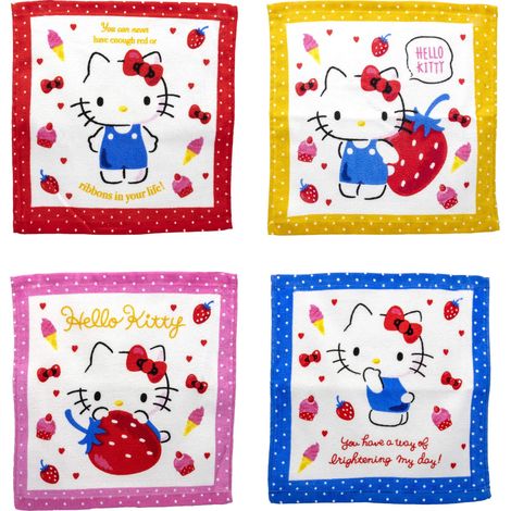 Joytoy 20611 - Asciugamano magico Hello Kitty, multicolore, 30 x 30 cm