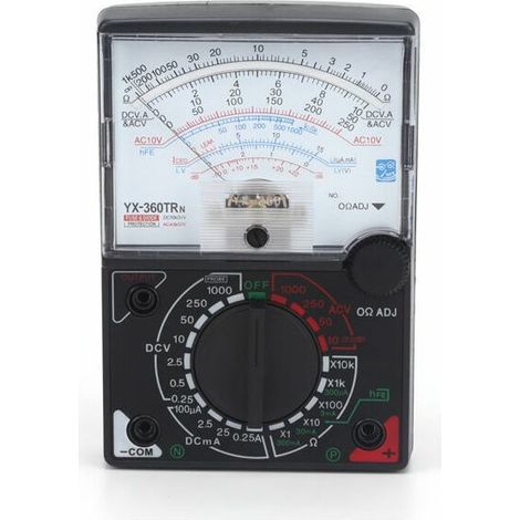 Multimètre Analogique Multimètre Testeur AC DC Voltmètre Ampèremètre Ohmmètre Multimètre Analogique Tension Mesure de Résistance de Courant (1/5)