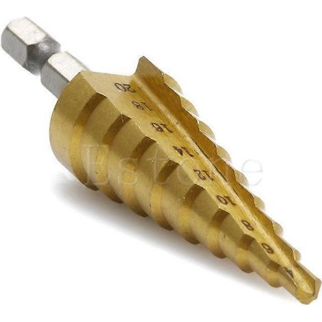 Foret OOTDTY HSS en acier rapide à queue triangulaire, de 4 à 20 mm (1/5)