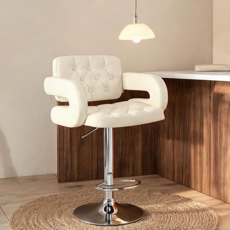Tabouret de bar réglable de 63,5 à 83,5 cm 61 x 50 x 113 cm (1/5)