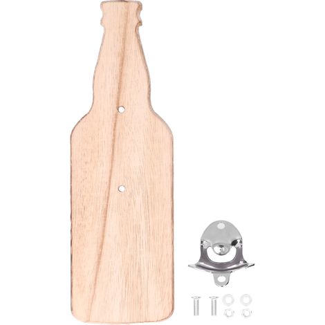 Magnetischer Flaschenöffner aus Holz zur Wandmontage für Kühlschrank, Barzubehör und Wohndekoration (1/5)