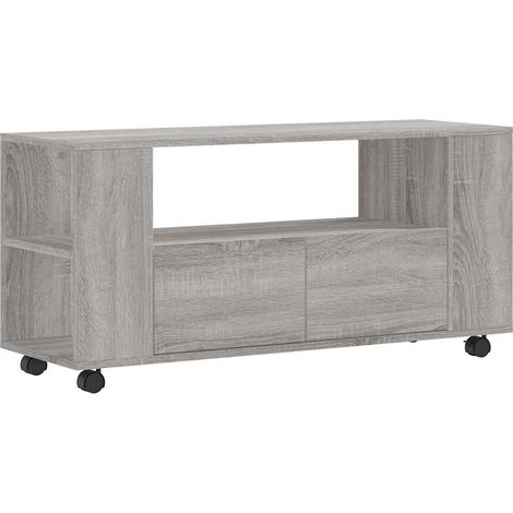 TV Cabinet Grey Sonoma 102x34.5x43 cm Engineered Wood vidaXL