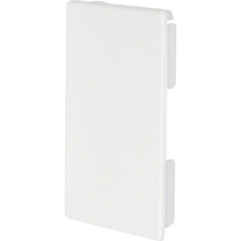 Embout pour goulotte - Hager - FB8013069016 - Blanc pur - ABS - IP20