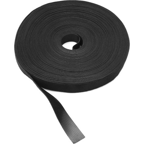 Ruban Serre-Câble Réutilisable, 20 mm x 20 M Ruban Crochet et Boucle Double Face, Organisateur pour Cordes et Câble Electrique (1/5)